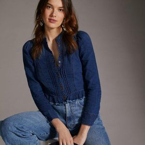 Anthropologie Slim Pilcro Denim Button Down